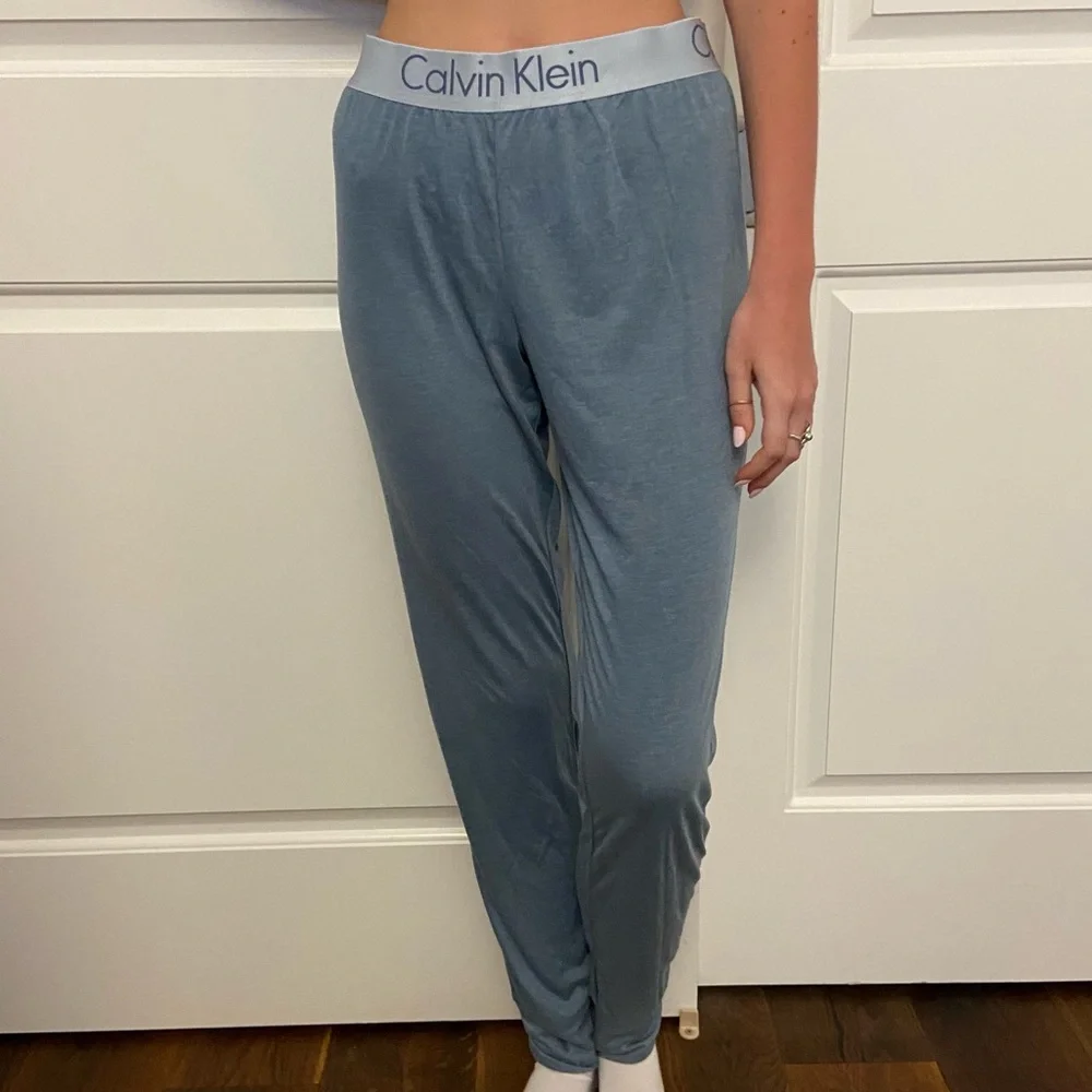 Calvin Klein Light Blue Joggers - Picture 1 of 2